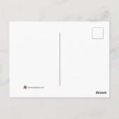 モダン紅葉キルトパターン ポストカード (裏面)