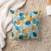 モダン紅葉水彩継ぎ目なしパターン クッション (ブランケット)