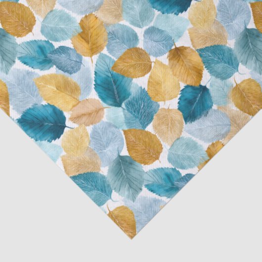 モダン紅葉水彩継ぎ目なしパターン 薄葉紙 (詳細)