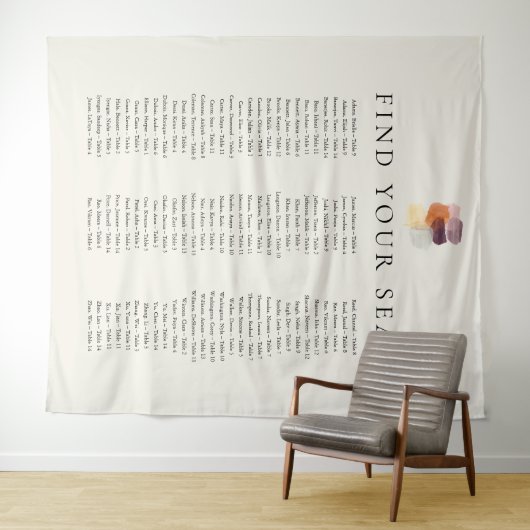 モダン紅葉秋に席を結婚探す タペストリー (インサイチュ(横))