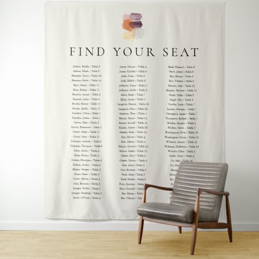 モダン紅葉秋に席を結婚探す タペストリー (インサイチュ)