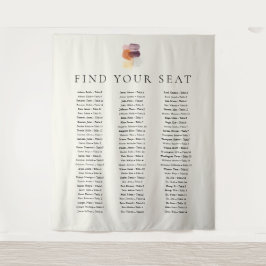 モダン紅葉秋に席を結婚探す タペストリー