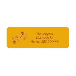 モダン紅葉紅葉 ラベル