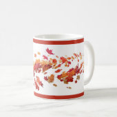 モダン紅葉 コーヒーマグカップ (正面右)