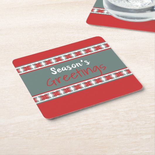 モダン紙コースター スクエアペーパーコースター (アングル)