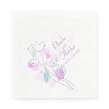 モダン紙吹雪花結婚名日