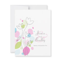 モダン紙吹雪花花びら結婚カラフル