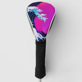 モダン素晴らし波 ゴルフヘッドカバー