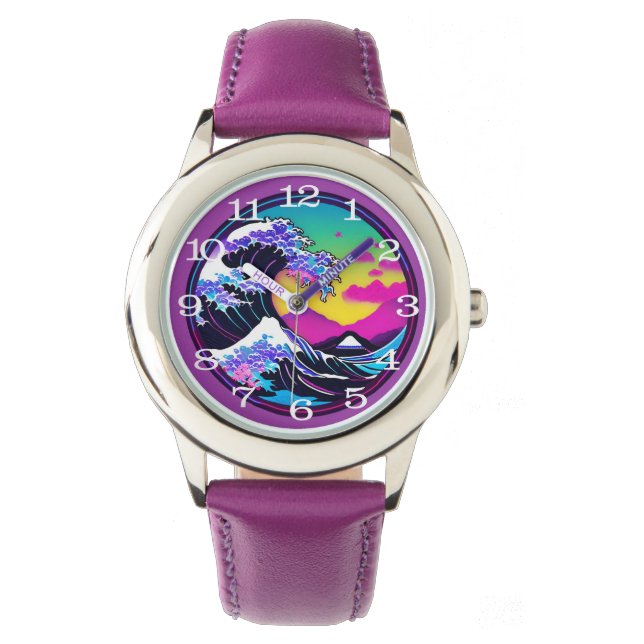 モダン素晴らし波 腕時計 (正面)