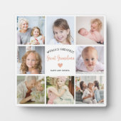 モダン素晴らしGranda 8 Photo Collageハートプラーク フォトプラーク (正面)