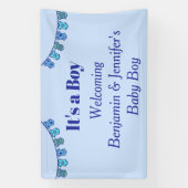 モダン素朴エレガント男の子の性暴露 横断幕 (縦)