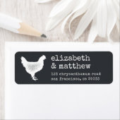 モダン素朴カントリーファームハ結婚ウス住所 ラベル (インサイチュ)