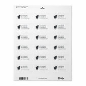 モダン素朴カントリーファームハ結婚ウス住所 ラベル (フルシート)