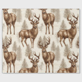 モダン素朴クリスマス ラッピングペーパー (フラット)