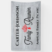 モダン素朴シンプル懇親会 横断幕 (縦)