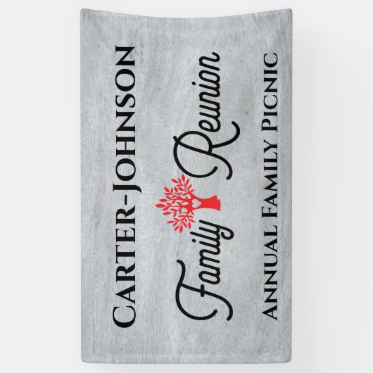 モダン素朴シンプル懇親会 横断幕 (縦)