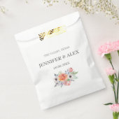 モダン素朴タイポグラフィカスタムボホギフト結婚ズ フェイバーバッグ (封をした状態)
