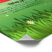 モダン素朴フェスティバルウェッ結婚フェスト ポスター (角)