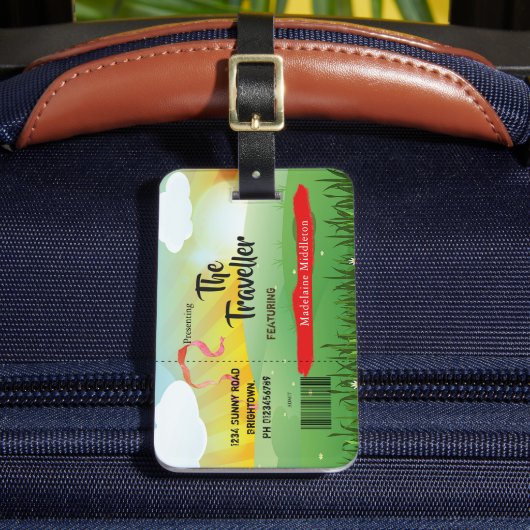 モダン素朴フェスティバル ラゲッジタグ (正面インサイチュ2)