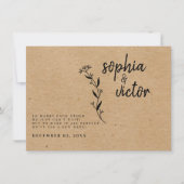 モダン素朴フローラの日付の変更 (正面)