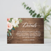 モダン素朴フローラ エンクロージャーカード (スタンド正面)