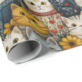 モダン素朴フローラ ラッピングペーパー (ロールコーナー)