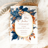 モダン素朴フローラ 招待状