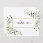 モダン素朴事業サンキューカード サンキューカード (正面/裏面)