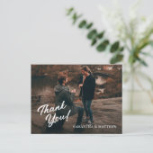 モダン素朴婚約パーティ ポストカード (スタンド正面)