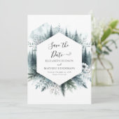 モダン素朴山結婚山 セーブザデート (スタンド正面)