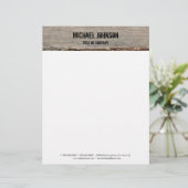 モダン素朴木 レターヘッド (スタンド正面)