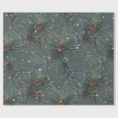 モダン素朴松 ラッピングペーパー (フラット)