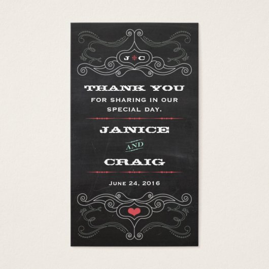 モダン素朴板タイポグラフィ結婚ズ (正面)