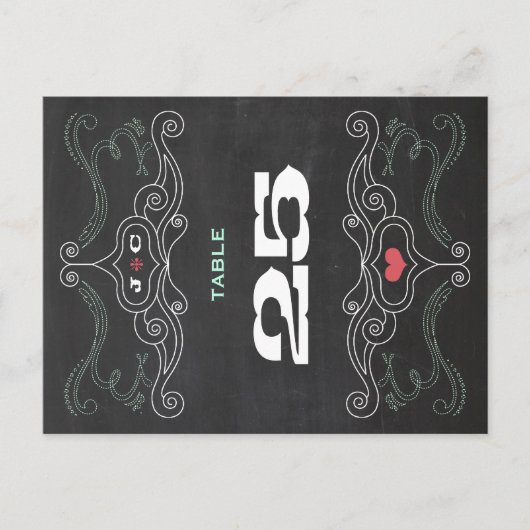 モダン素朴板タイポグラフィ結婚ズ ポストカード (正面)