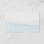 モダン素朴海ベビーレジストリエンクロージャカード エンクロージャーカード (裏面)
