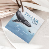 モダン素朴海赤ちゃんシャワーありがとう フェイバータグ