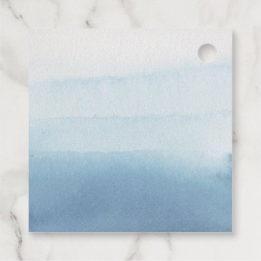 モダン素朴海赤ちゃんシャワーありがとう フェイバータグ (裏面)