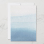 モダン素朴海 招待状 (裏面)