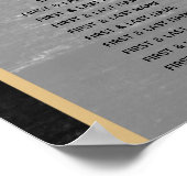 モダン素朴灯の結婚座席表 ポスター (角)