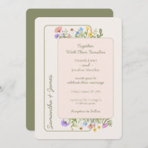 モダン素朴花結婚の