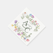 モダン素朴花 スタンダードカクテルナプキン (角)