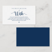 モダン素朴農園をテーマにしたハネムーンウィッシュ エンクロージャーカード (正面/裏面)