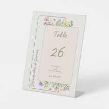 モダン素朴野結婚花の表番号