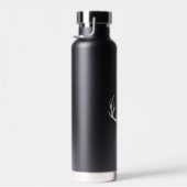 モダン素朴鹿〔雄ジカの〕枝角 |モノグラム ウォーターボトル (右面)