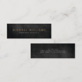 モダン素朴Builder薄い名刺 スキニー名刺 (正面/裏面)