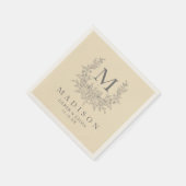 モダン素朴Champagneのナ結婚プキン スタンダードカクテルナプキン (角)