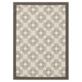 モダン素朴Tableloth Neutral Geometricモチーフ テーブルクロス (正面)