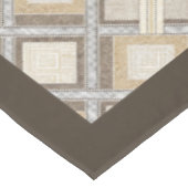 モダン素朴Tableloth Neutral Geometricモチーフ テーブルクロス (アングル)