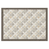 モダン素朴Tableloth Neutral Geometricモチーフ テーブルクロス (正面(横))