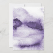 モダン紫外グラデーション金ゴールド幾何結婚式 招待状 (裏面)